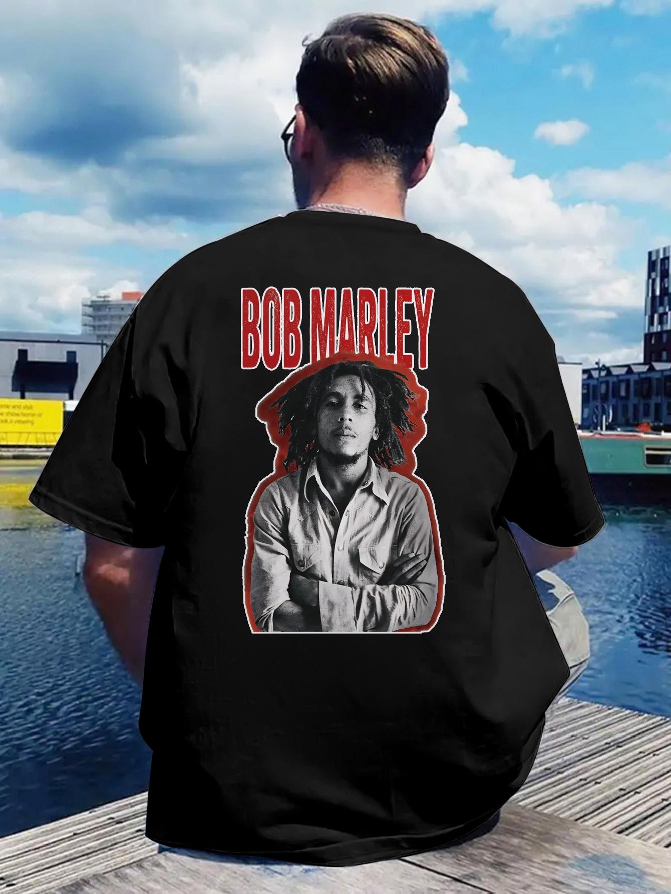Retro Rock Band Print T-shirt XL