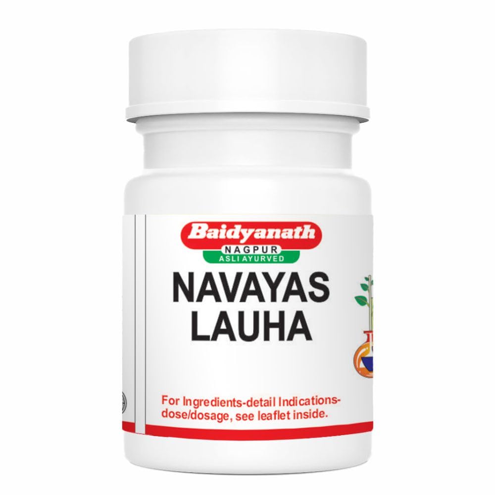 Baidyanath Asli Ayurved Navayas Lauha 40 Tablets X Pack Of 3 Ayurvedic Iron Herbal Supplement