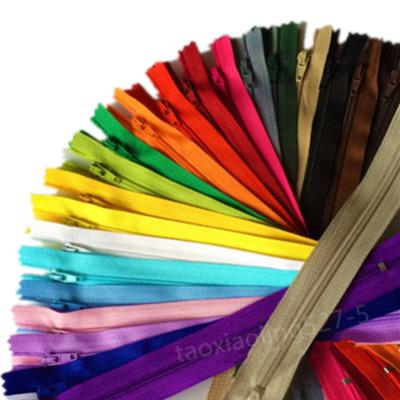 10pcs 3# 10 Cm/15cm/18cm/20cm/25cm/30cm/35cm/40cm/50cm/55cm/60cm  Nylon Coil Zippers Tailor Sewer Craft Crafter's 20 Colors
