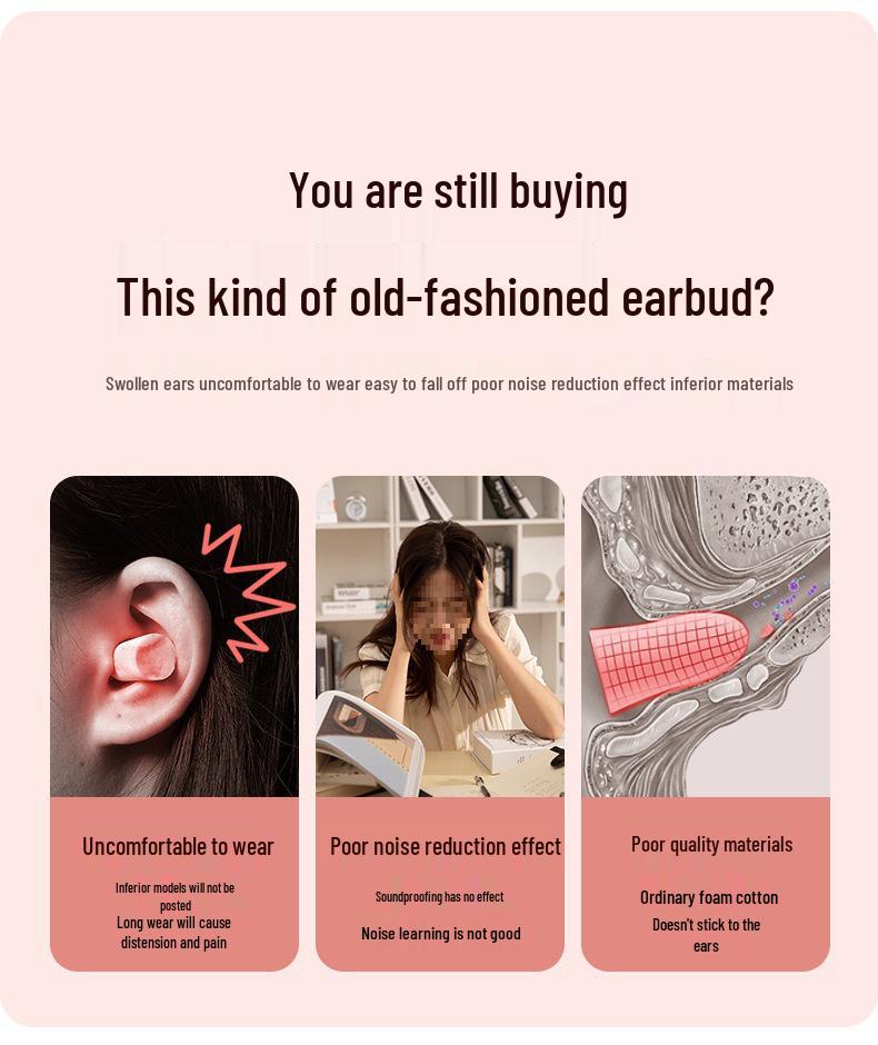 Kunkun Duck Flower Noise-Cancelling Earplugs for Sleep and Study