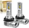 BORDAN H11 LED Headlight, Compatible with Vehicle Inspection, H8/H11/H16 LED, White, Explosive Light, 20,000