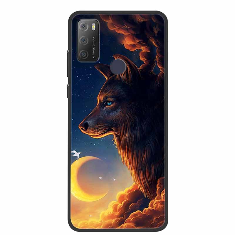Pro Alcatel 1S 2021 Case Luxusní silikonový TPU měkký kryt na telefon pro Alcatel 1S 2020 Nárazuvzdorný roztomilý TPU nárazník Fundas Coque