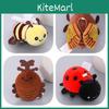 Cute Soft Stuffed Plush Mantis And Bee Keychain With Vibrant Colors For Kids