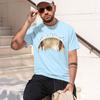 San go Skyline City Vintage Baseball Lover TShirt Summer ShortSved Breathable SweatWking Versatile Trendy TShirt 2026 New Mo