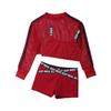 Conjuntos de baile de Hip Hop para niñas y niños, blusa de red corta de entrenamiento con camiseta sin mangas y pantalones cortos, ropa de baile callejero, 3 uds.