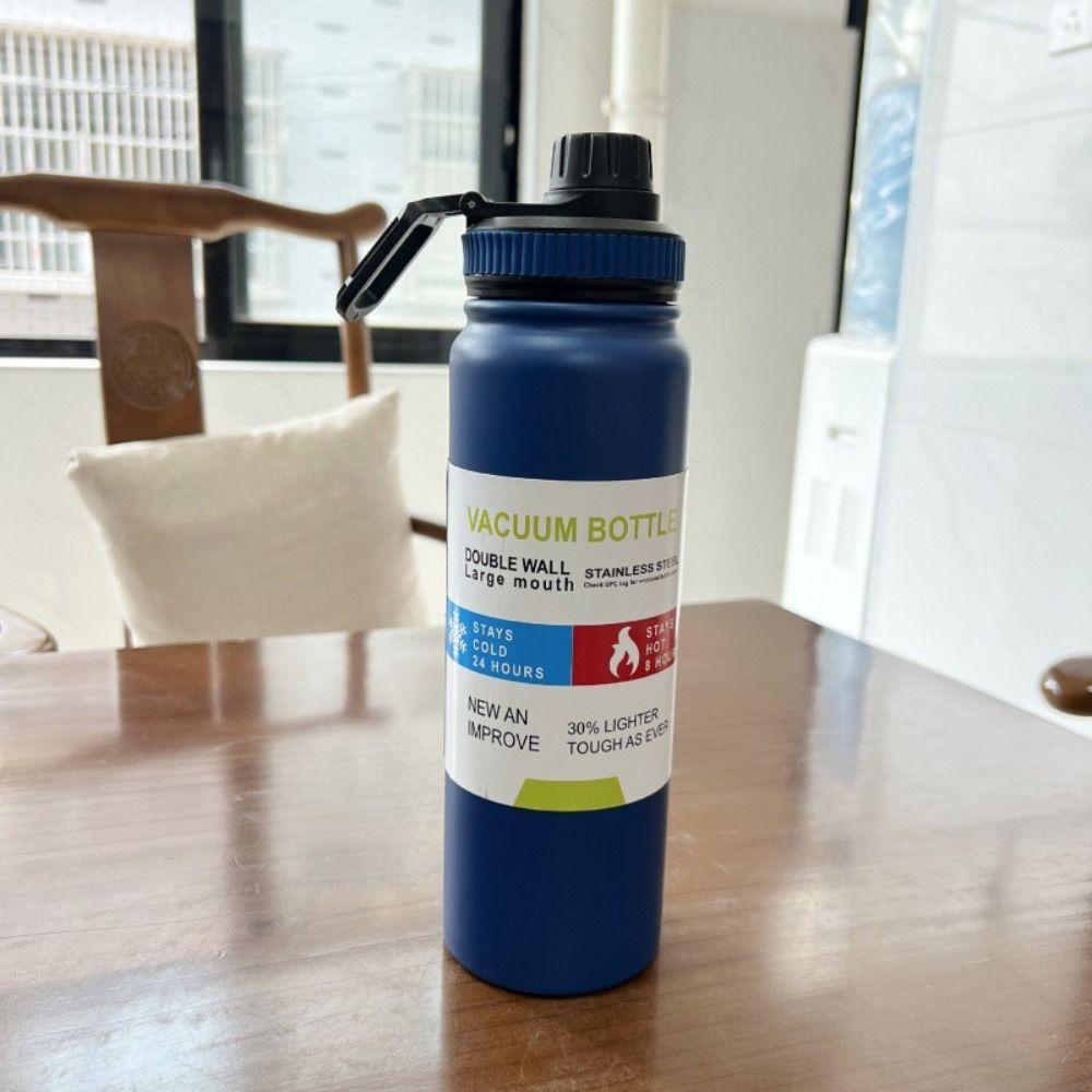 Leakproof Thermal Water Bottle 600/800ml Sports Water Bottle Gift Vacuum Flask Car