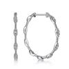 Ma Yan Women'S Geometric Zircon Circle Earrings Exaggerated Personality Fashion Trendy Cool Sweet Circular Jewelry