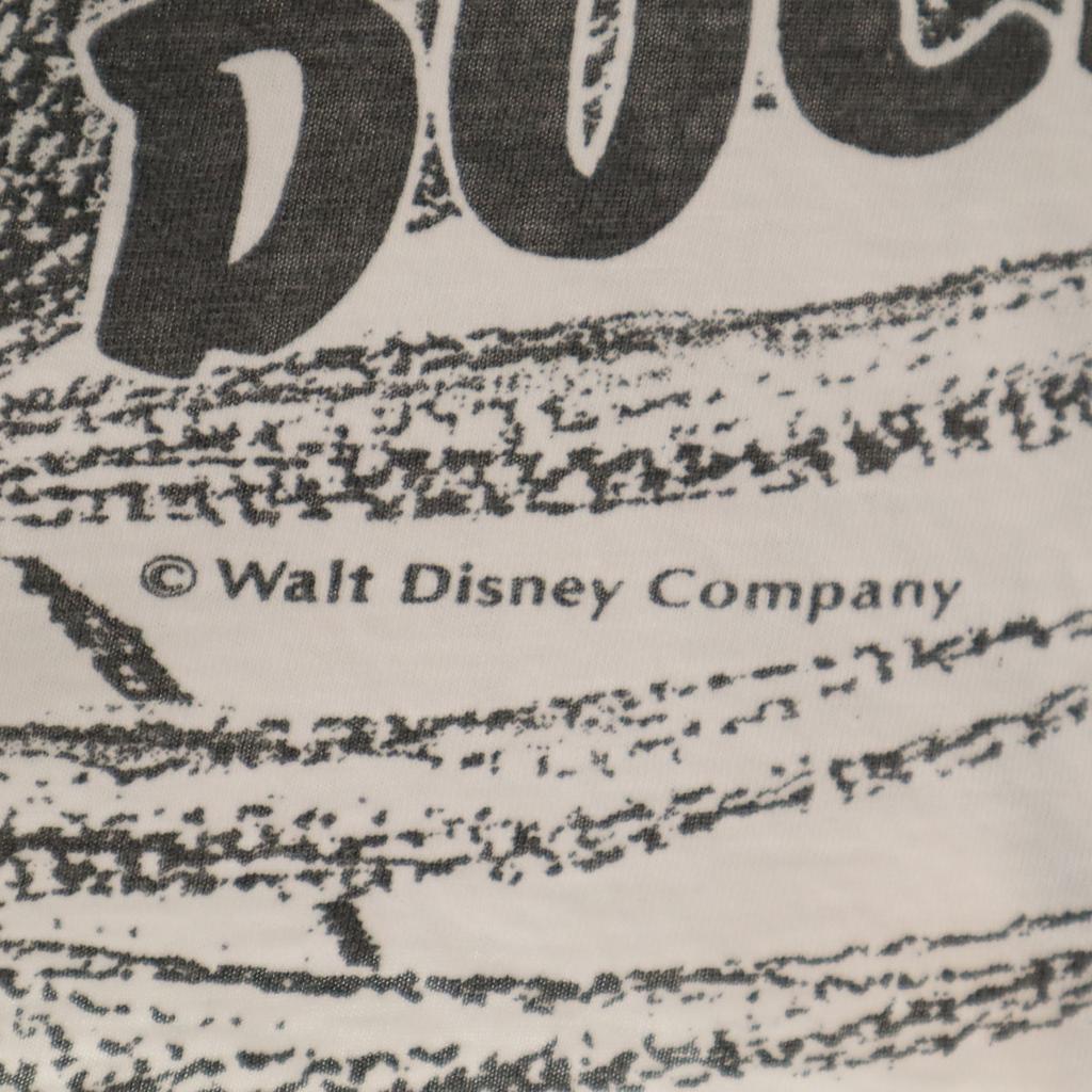 Mickey Family 90s Old Donald duck Short sleeve T-shirt white Men's Used