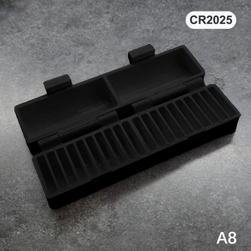 Κουτί Αποθήκευσης Μπαταριών Cr2032/Cr2025 10/20 Θέσεων Φορητό Αποτρέπει την Απώλεια Μπαταριών Βάση Προστασίας Μπαταριών Αποθήκευση Μικρών Ηλεκτρονικών