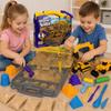 [PACZB] Kinetic Sand Suitcase Sandbox Construction Machinery Z3387
