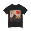 Vintage Japan Art Japanese Theme Retro Print Black Cat T-Shirt Unisex T-Shirt
