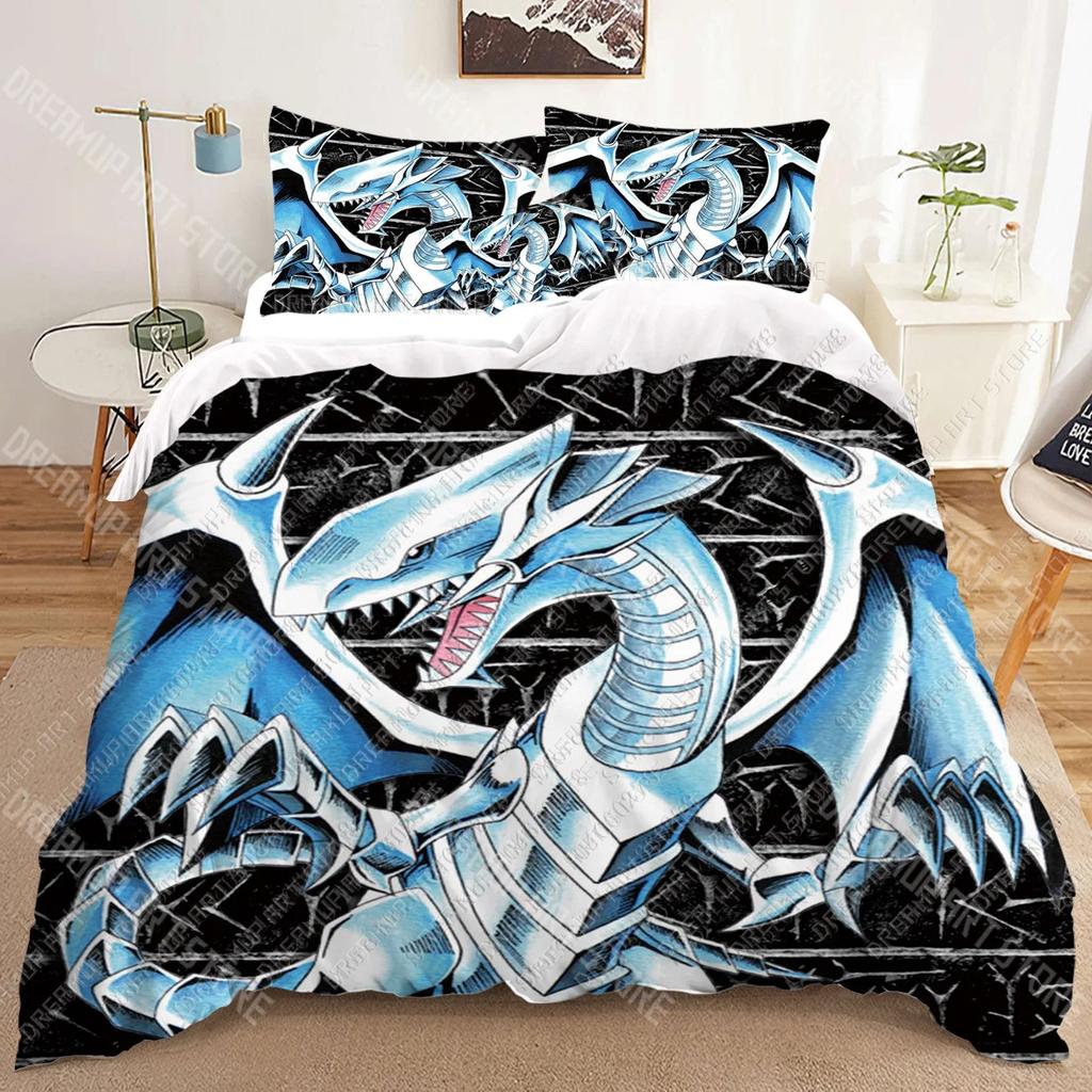 Anime Yu Gi Oh 3D Bedding Sets Print Duvet Cover Adults_ Children Bed Comforter Birthday Gift Dropshipping