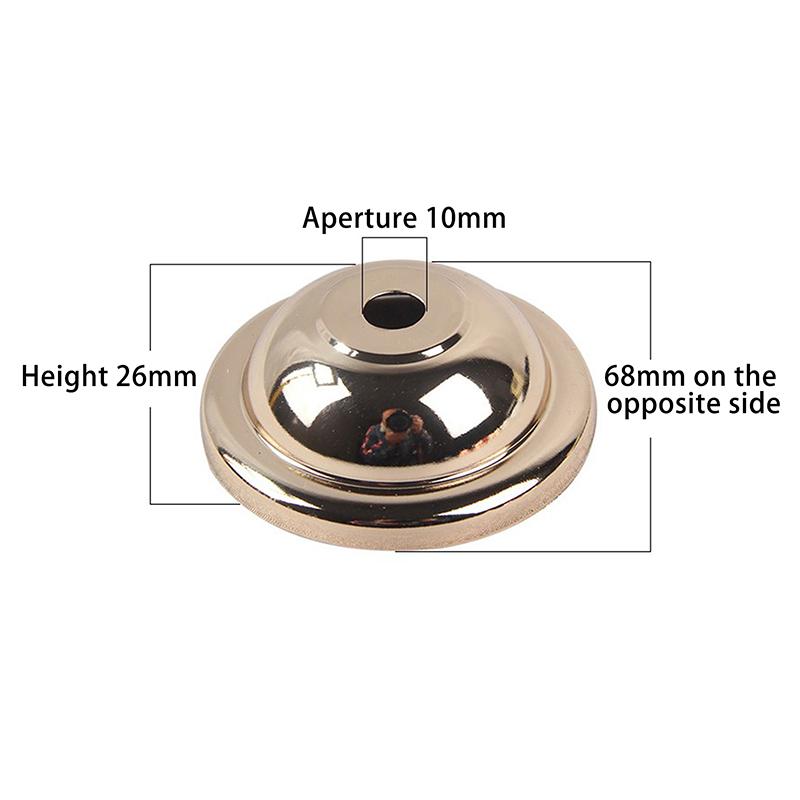 5 Pezzi Piccolo Copricielo Copertura Convessa Copertura Decorativa Fai da Te Foro Centrale 10Mm Lampada da Soffitto Lampada da Parete Lampada da Tavolo Lampada a Sospensione