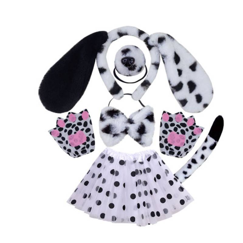 

Детские Хэллоуинские украшения для волос Далматин Собачьи уши Костюмные наборы Аксессуар