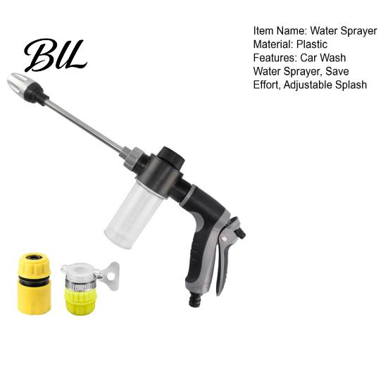 Foam Bottle Washer Car Wash Water Sprayer with Integrated Pot Design Large Output Pressurized Nozzle And Ergonomic Handle Shooter