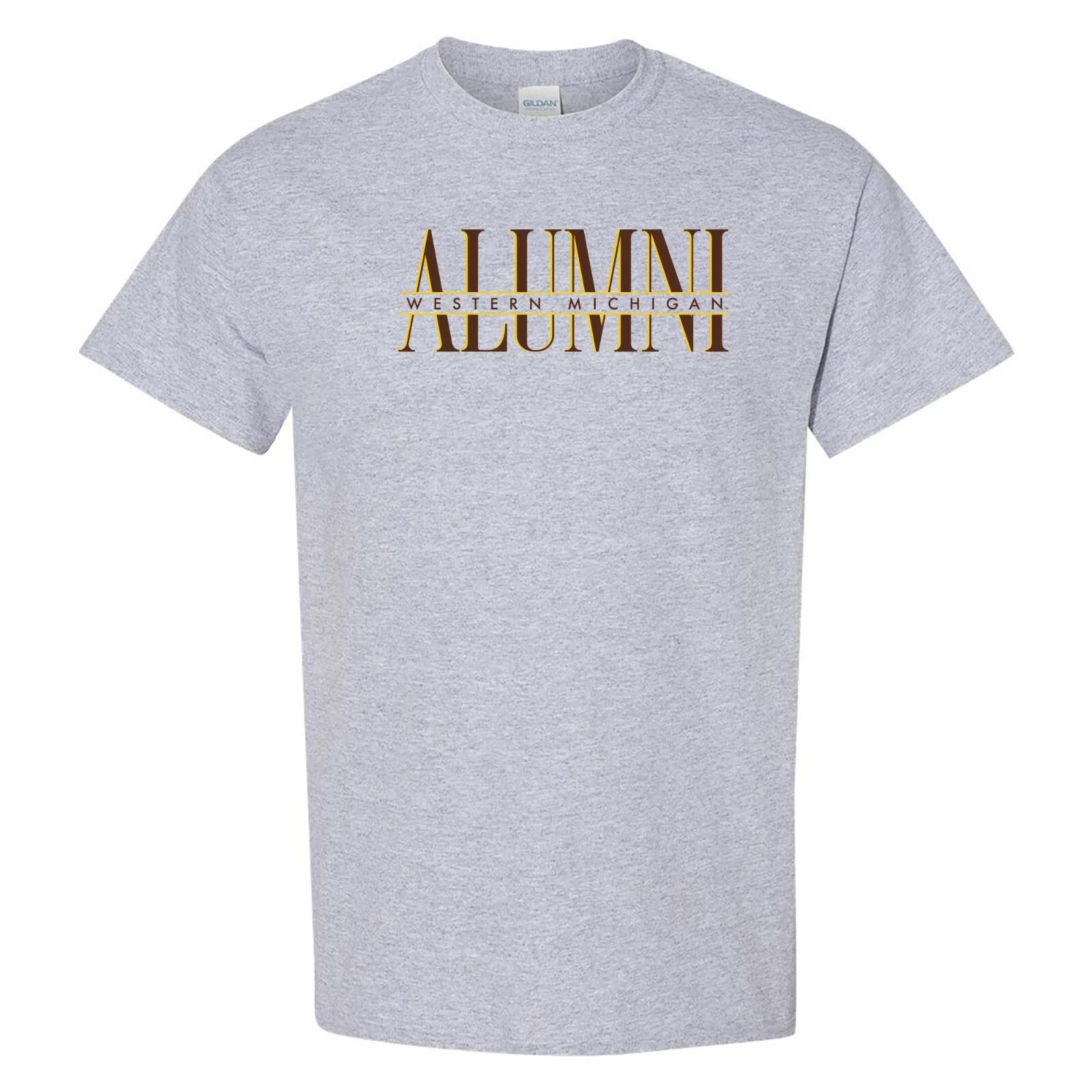 Western Michigan Broncos Classic Alumni T-Shirt - Sport Grey 2XL