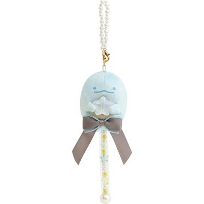 San-X Sumikkogurashi "Sleepless Night Sumikko Magic Salon" Magic Wand Hanging Plush Toy Lizard MO71401 Size: H14 X W5 X D6cm