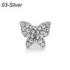 Charms for Apple Watch Silicone Band Series 11/10/9/8/ultra/SE Bracelet Metal Decoration Jewelry for Galaxy Watch 7/6/5/4 Strap