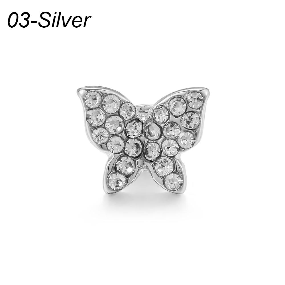 Charms for Apple Watch Silicone Band Series 11/10/9/8/ultra/SE Bracelet Metal Decoration Jewelry for Galaxy Watch 7/6/5/4 Strap