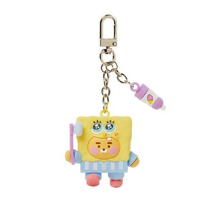 Bob Esponja X Little Ryan Bebé Bob Esponja Figura Llavero PVC Lindo Kawaii Mini Muñeca Llavero
