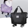 Universal Wheel Travel Bag Women's Handheld Down Bag Short-distance Travel Foldable Travel Bag Large Capacity Business Travel Bag