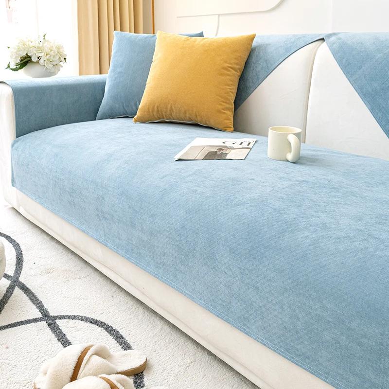 Non Stick Waterproof Sofa Cover Fabric Suitable for All Seasons Wear-resistant Sofa Cushion Cover Anti Slip and Not Easy To Fade