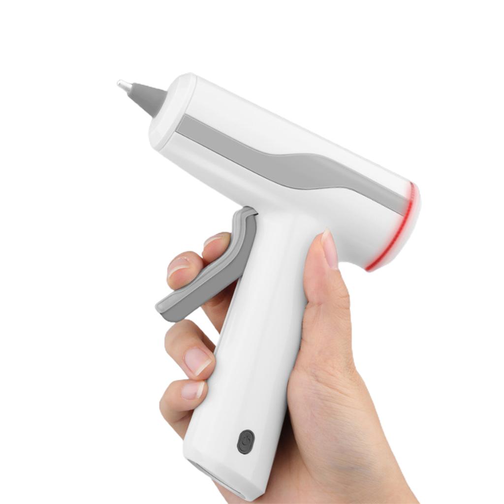 Kompaktes wiederaufladbares Klebewerkzeug USB-betrieben Akku-Heißklebepistolen Geeignet für Basteln und Heimdekorationen