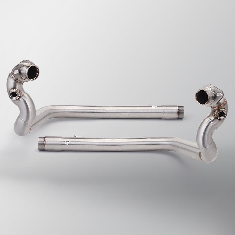 Motorcycle Cruiser Prince Hanwei YP500 Stainless Steel Full Exhaust System Modification