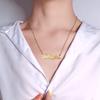 Fashion Baby Girls Necklace Personalized Babygirl English Necklace Letter Pendants Stainless Steel Mom Lovers Girlfriend Jewelry