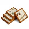 Small Solid Wood Jewelry Tray, Ring & Pendant Display Dish for Store Showcase