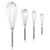 Balloon Wire Whisk Stainless Steel Manual Kitchen Whisk Egg Beater for Mixing Whisking Beating Stirring