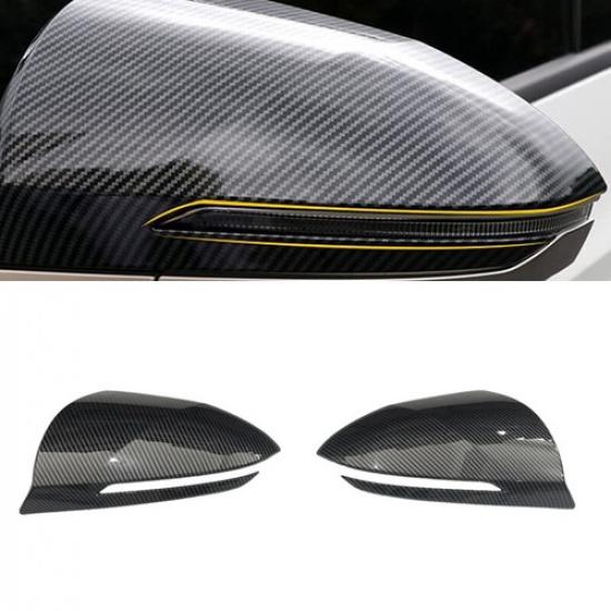 ABS Carbon Fiber Side Rearview Mirror Stick Cover For Hyundai Tucson -