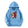 Child Fashion Lightweight Long Sleeve Pullover With Pockets  Print Hoodie