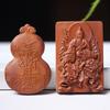Lightning-Struck Wood Carved Plaques: Diverse Styles in Wenwan Ornaments and Car Hangings