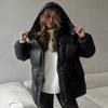 Winter Hooded Zipper Comfortable Warm Jacket