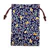 Kyosuke Japan-made Goshuincho Case Bag Drawstring Cotton 100 Approximately 26.518cm Engi-ya Shiba Inu Navy Blue Japanese Pattern Shiba-chan Good Luck