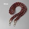 Acrylic Chunky Bag Chain 1Pc Gold Metal Clasp Lightweight Marbled Colors Strap for Tote Bag Purse DIY Craft