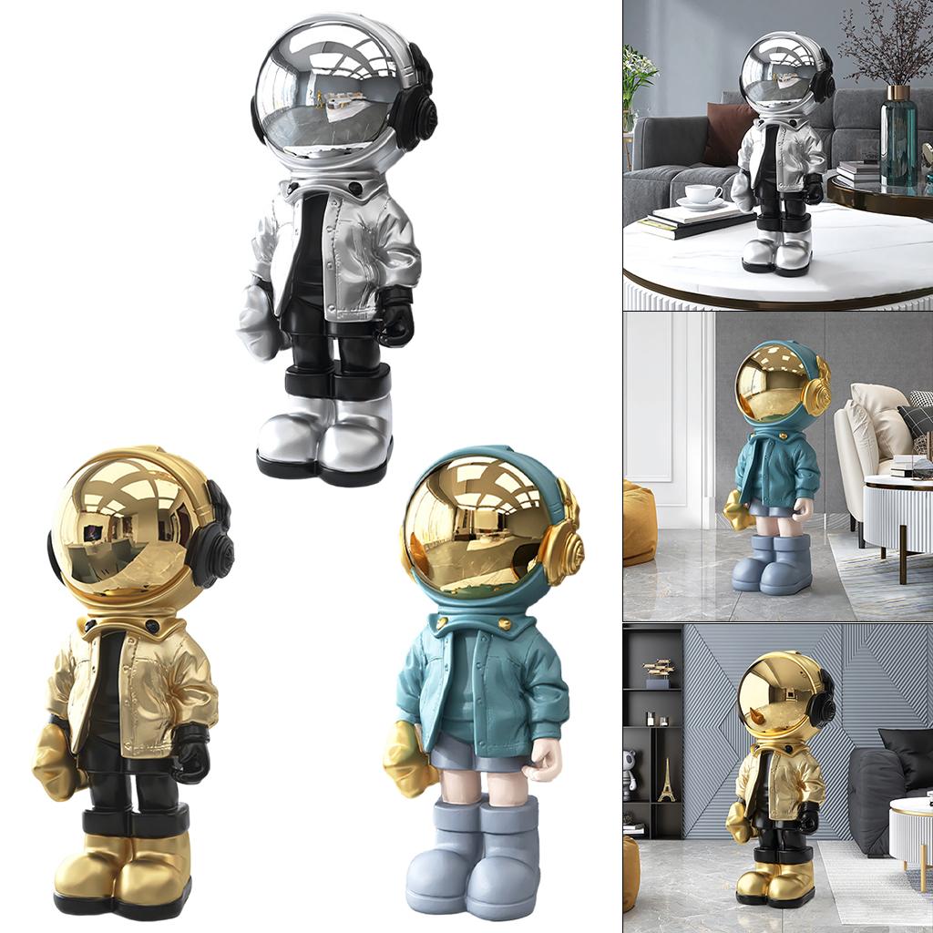 Nordic Style Astronaut Statue Spaceman Resin Great Gift Creative Collectible Figurine Art Toys for Desktop Decoration Home Decor