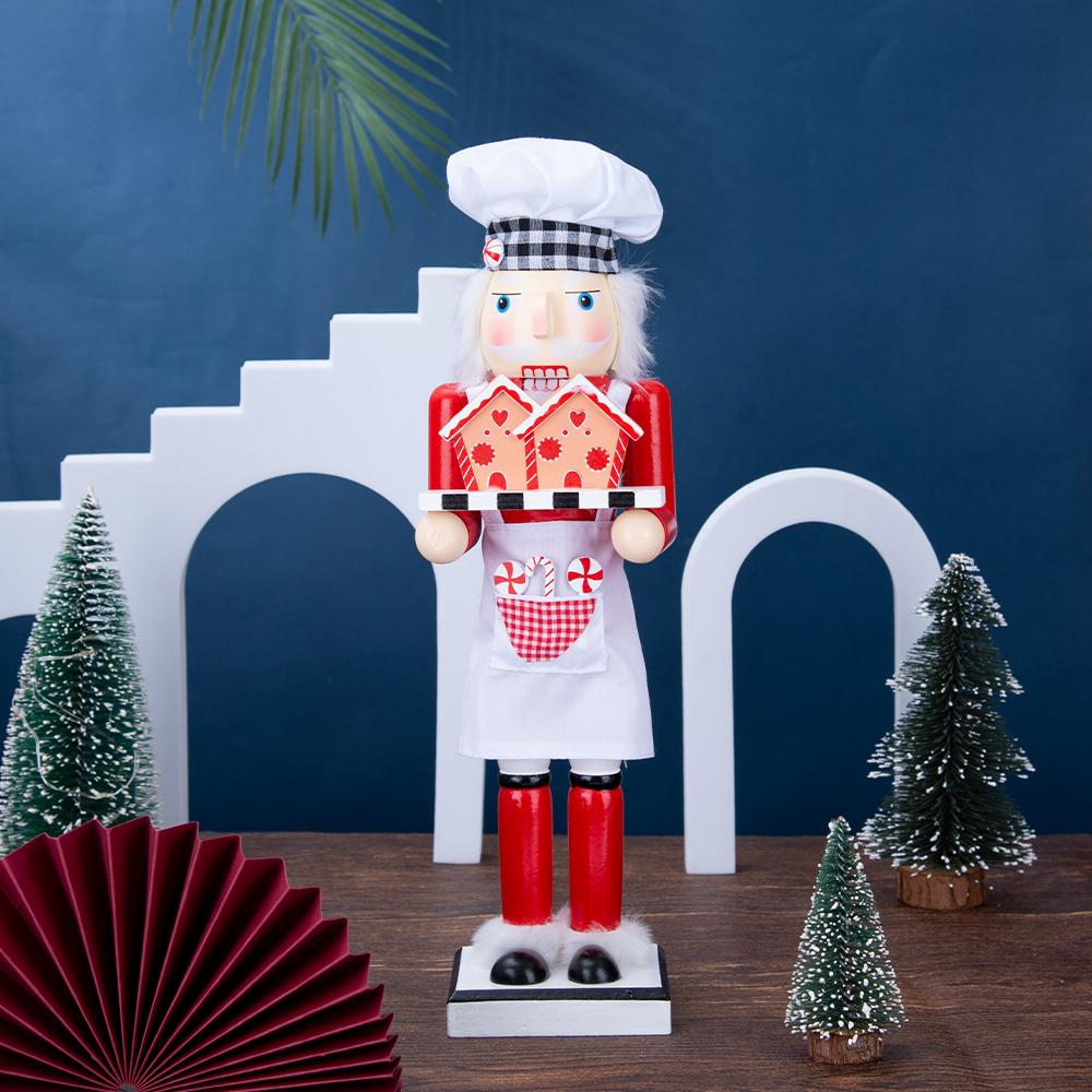 Christmas Candy House-Style Nutcracker Figurine