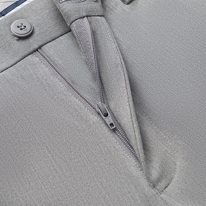 Septwolves Men's Lyocell Blend Business Casual Trousers