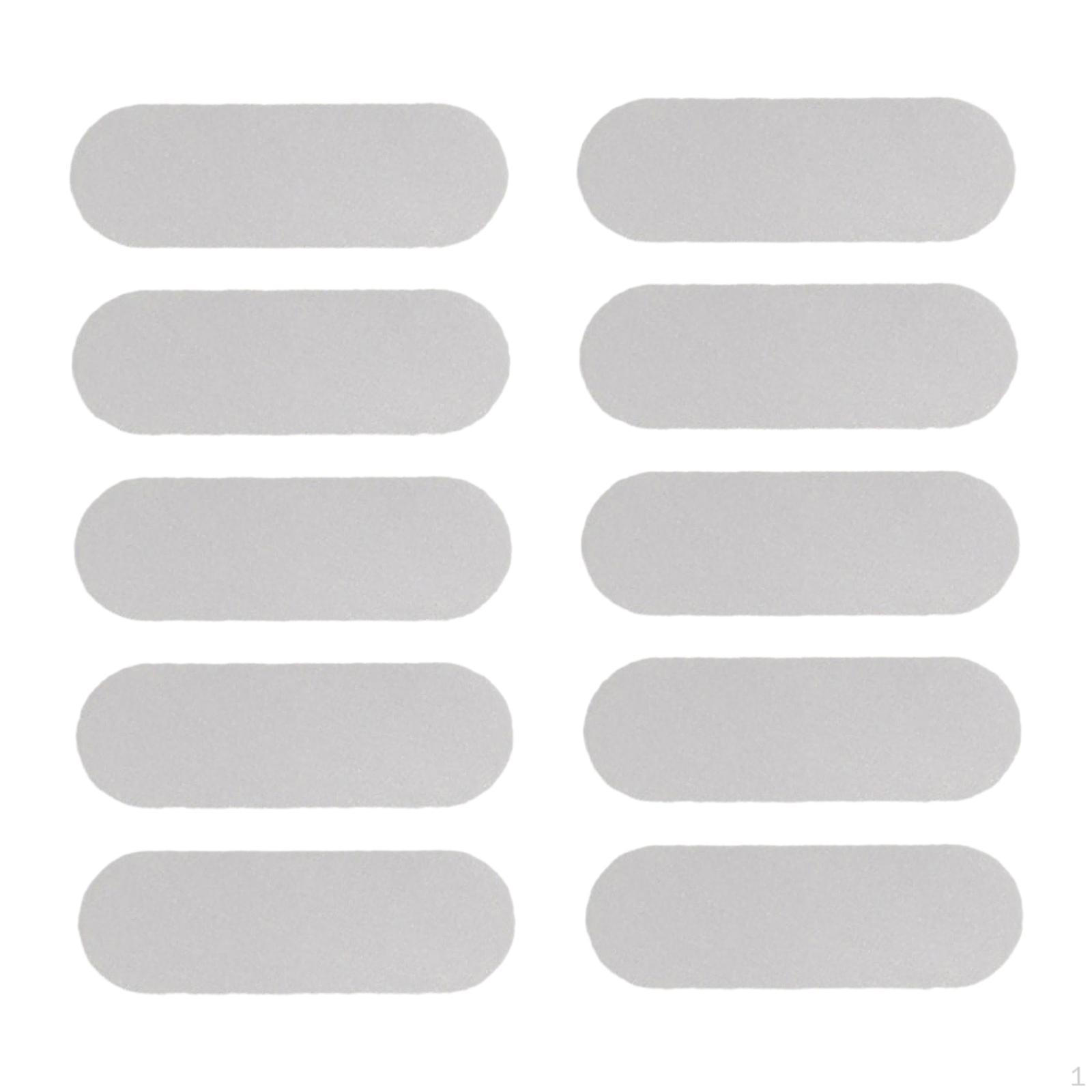 

10 штук Светоотражающие наклейки Декали Высокая видимость Декор Легкая лента Предупреждение серебряный