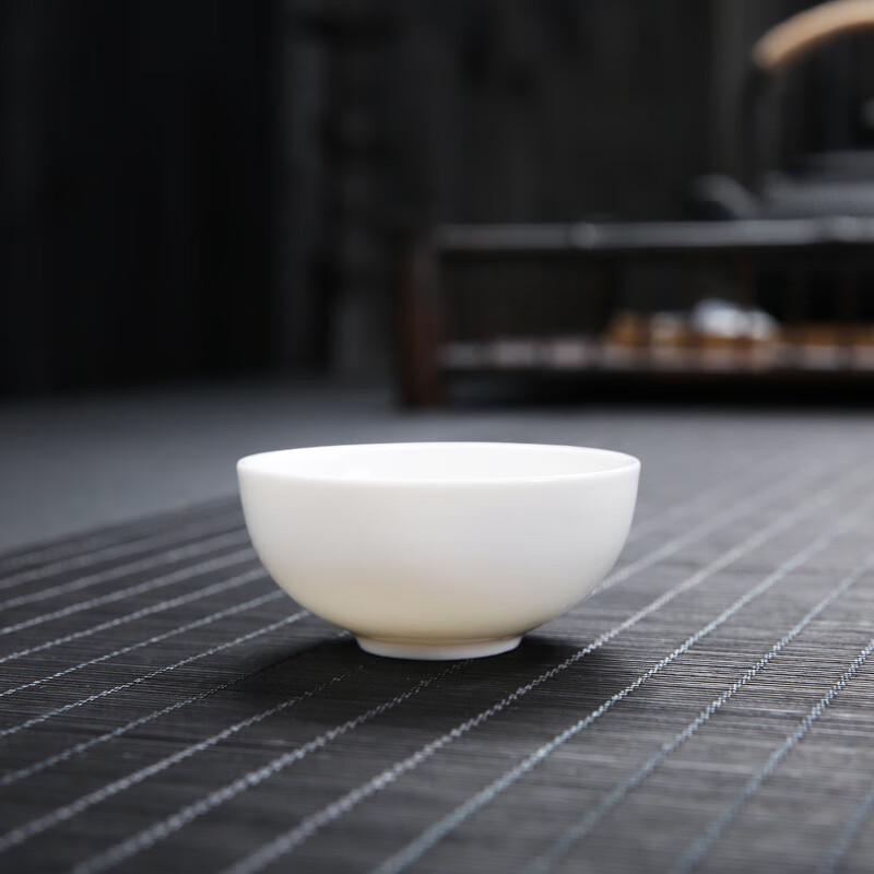 Chaxun Dehua White Porcelain Gongfu Master Tea Cup