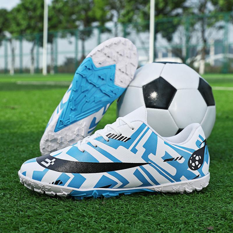 Douchuan neue kalte klebrige gebrochene Nägel Kinder-Fußballschuhe Herren professionelle Sport-Trainingsschuhe Low-Top Sportschuhe Herren