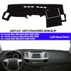TAIJS Car Dashboard Cover Dash Mat For Toyota Hilux SW4 Fortuner 2005 - 2010 2011 2012 2013 2014 2015 Dashmat Pad Anti-slip
