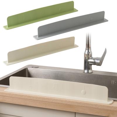 Silicone Splashing Water Baffle Non Slip Strong Suction Reusable Sink Splash Guard Countertop Water Baffle for Washing Dish Sink