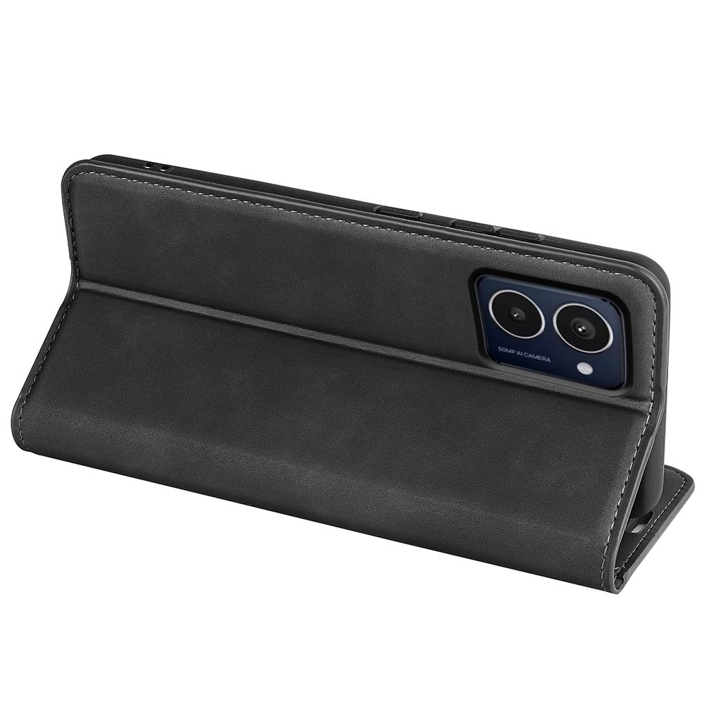 For HMD Pulse/Pulse+/Pulse Pro Wallet Case Skin-Touch PU Leather Folio Flip Phone Cover