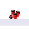 Couvercle de capuchon anti-poussière de tige de Valve de pneu de voiture boulonné, 4 pièces, accessoires pour 500 Punto Panda Doblo Stilo Bravo Pondo
