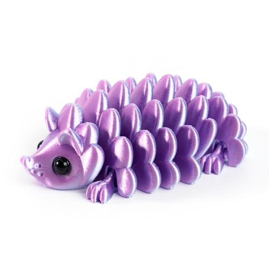 3D Printed Pinecone Hedgehog Figurine Movable Joints Hedgehog Stress Relief Fidget Toy Home Office Desktop Decoration Ornament синий