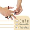 12pcs Finger Rings Set for Teens Adults Stress Reducer Massager Stress Relief Fidget Toys Acupressure Rings Spiky Sensory Toy