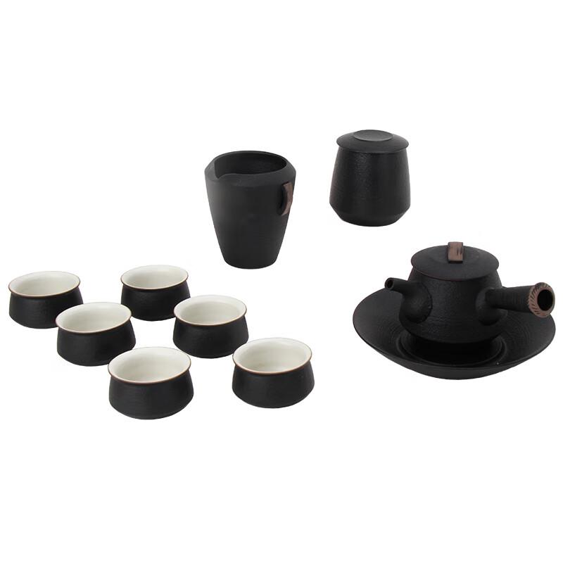 Edenus Han Style Hou 02 Black Iron Glaze Ceramic Tea Set